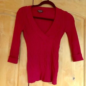 Bebe red sweater
